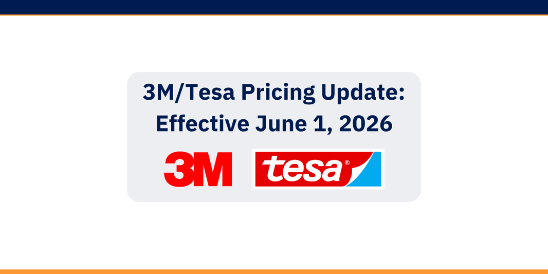 3M/Tesa Pricing Update: Effective June 1, 2026