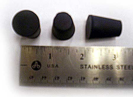 INK PAN STOPPER #1 WITH HOLE SIZE - 3/4" AND TAPPERS TO 1/2"-1