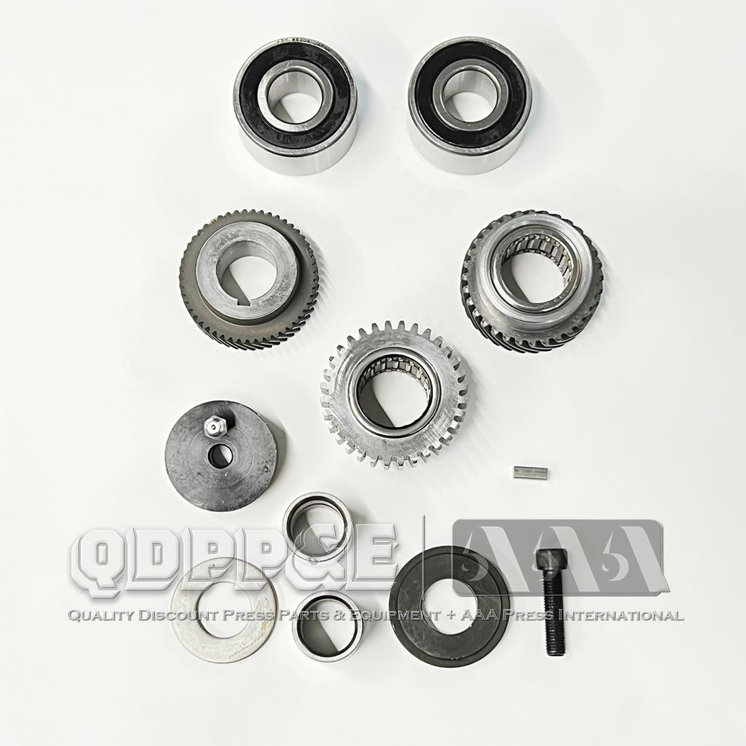NILPETER FB3300 ANILOX GEAR KIT THIS INCLUDES GEARS, BEARINGS, SPACERS-1