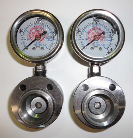 LOADCELL, TEST PRESSURE PLUNGER CELL WITH DIAL