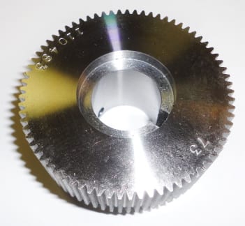 M.A. DRIVE GEAR 1/8CP 73T 1"B 830 LOCATED IN THE PRINTING STATION-1