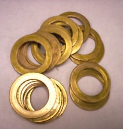 BRASS OILITE WASHER 1"IDX1.5"ODX1/16" THICK