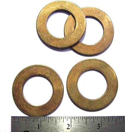 WEB 650/750 NIP WASHERS BRASS OILITE SIZE 1" ID X 1.50" OD X 1/16 THK-1