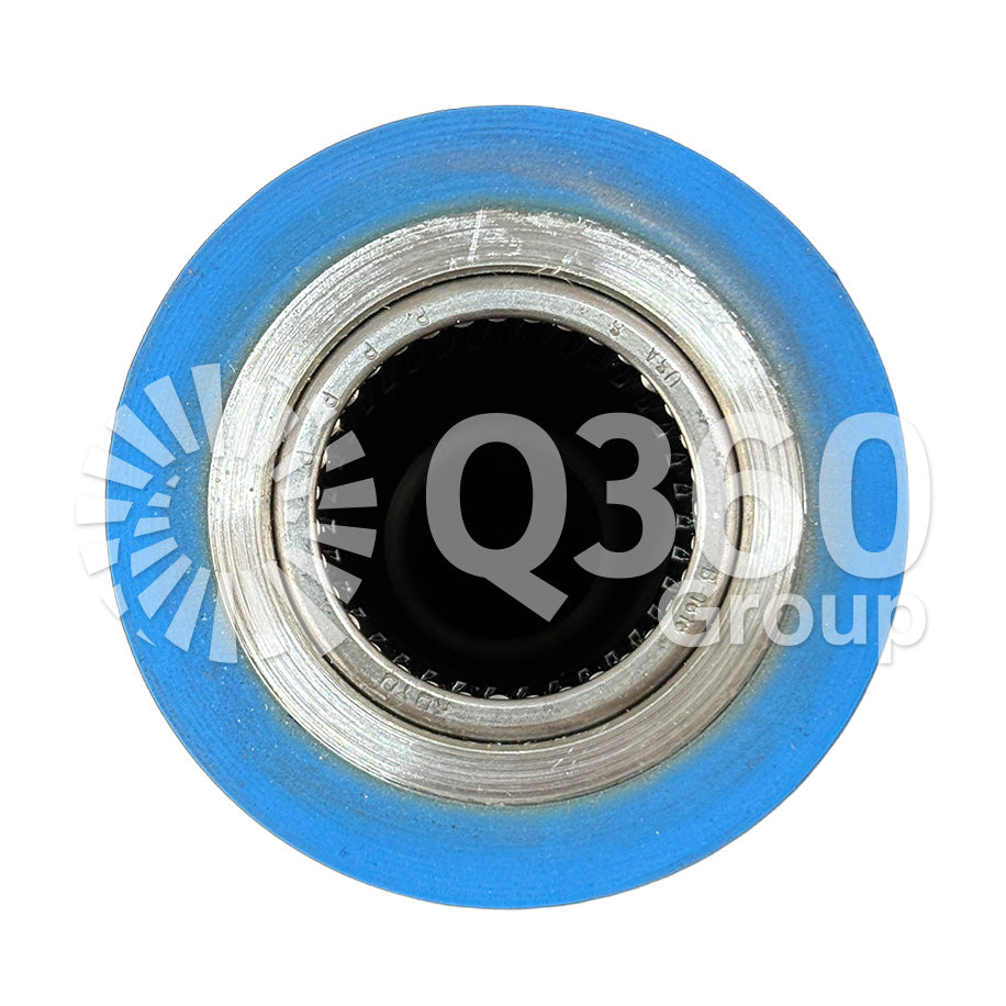 WEBTRON 750 NIP / PULL ROLL 1/8 64T, BLUE CARBOXALATIED , 60D 2.105 FIN OD, 7.745 FACE LENGTH-zoom-2