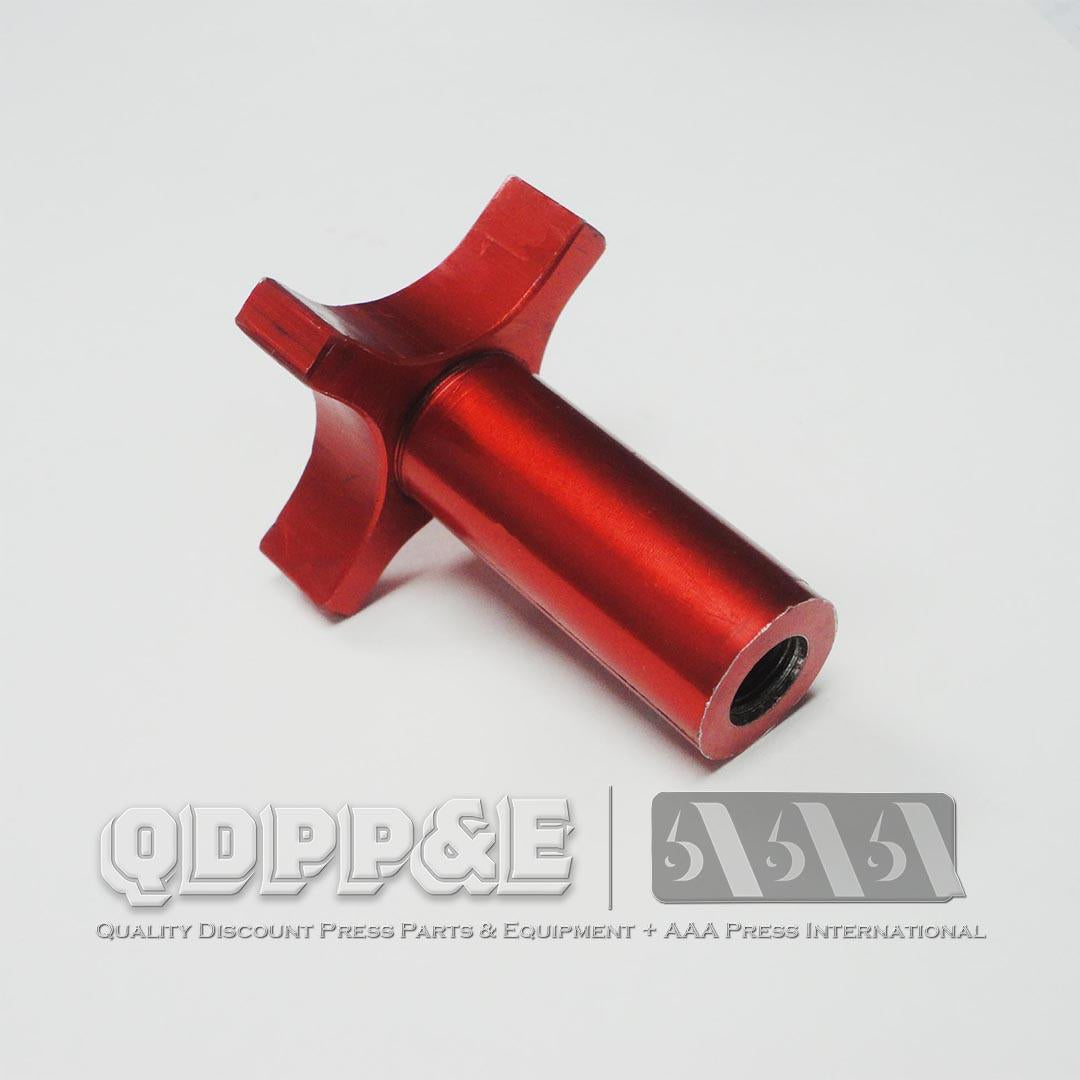 STAR KNOB - DR BLD ASSY RED AL  3/8-24 THREAD-1