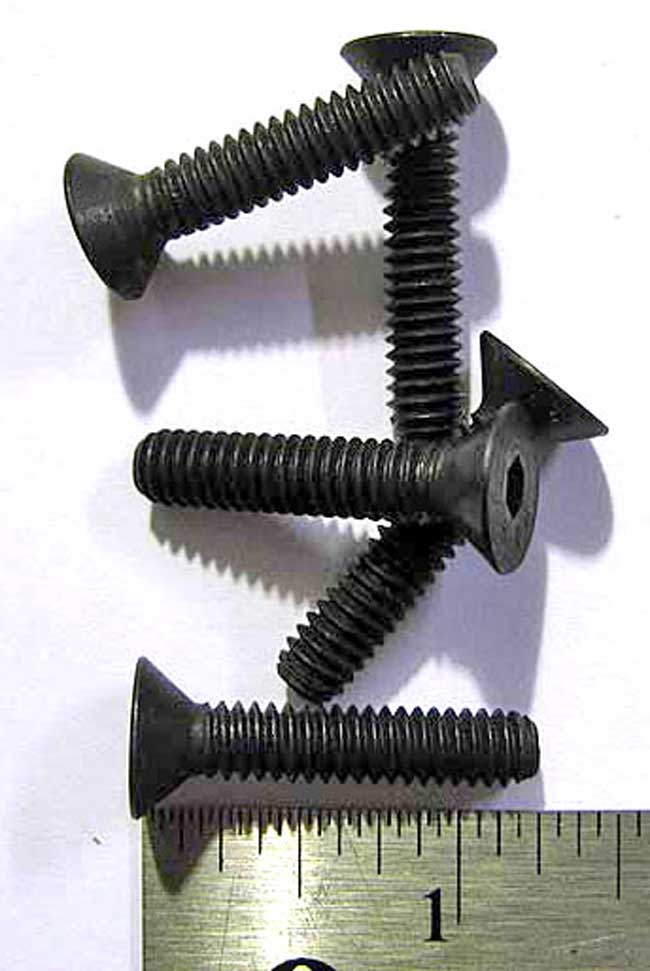 SCREW 1/4-20x1.25" - FLAT HEAD CAP