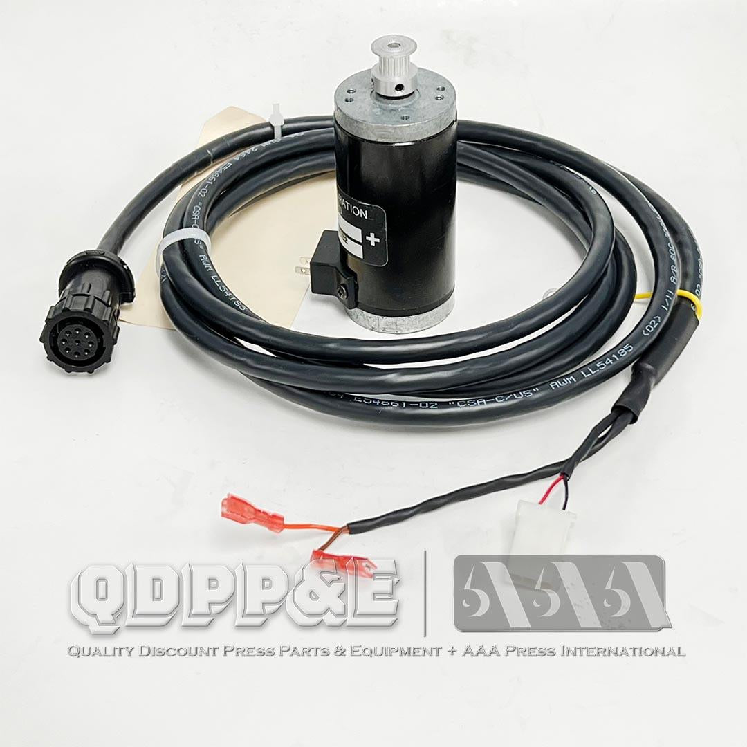 MOTOR ASSEMBLY INCLUDING PULLEY AND 7" CABLE FOR H6400 CONTROLLER
