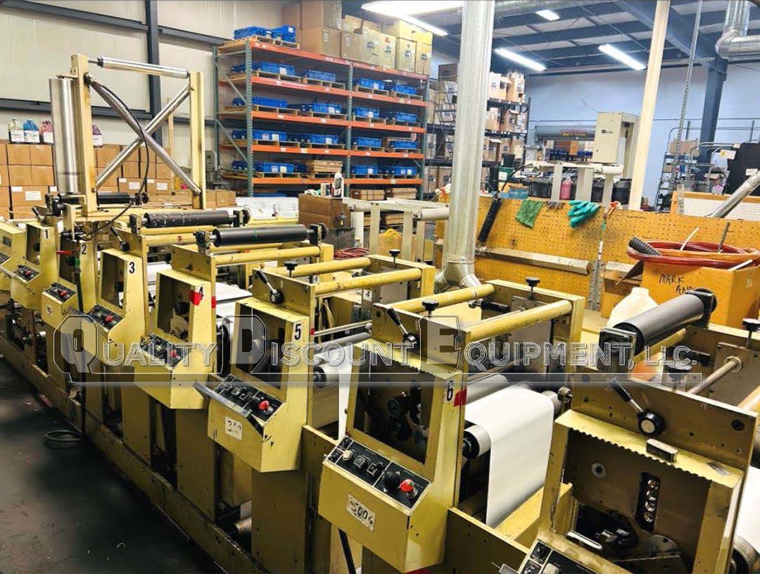 Mark Andy 4120 16" 7 Color Press