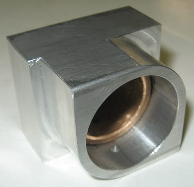 MA DIE BLK 1" ID X 1/4" TURN X 1.5" DIE SLOT MARK ANDY DIE BLOCK 1" ID X 3/4" FLANGE X 1.5" DIE SLOT, 1/4 TURN FRONT, WITH BRONZE BUSHING