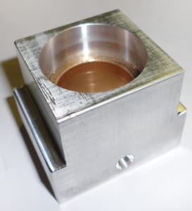 BEARING BLOCK WITH BRONZE BUSHING THICK FLANGE 1" ID