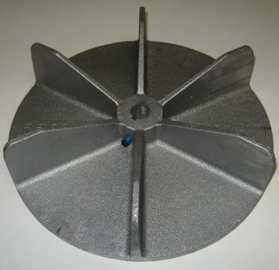 BLOWER WHEEL, 10.625" OD X 2.625" WD X 3/4 BR, 6 BLD-1