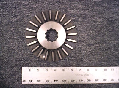CASTE BACK-UP PLATE FOR LW CLUTCH