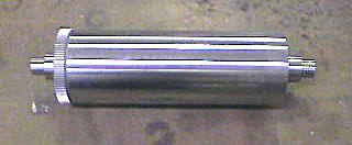 MARK ANDY 2200 10" ANVIL ROLL 15 31/32" OVERALL LENGTH, 1 3/4" 3 HOLE GEAR BOLTED TO ANVIL