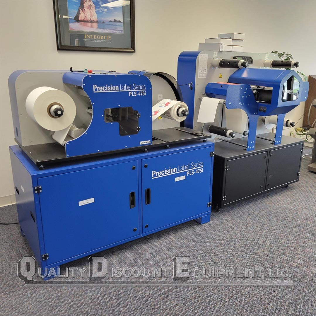 Precision Label Series PLS-475i Digital Label Press & PLS-401f Digital Finishing System