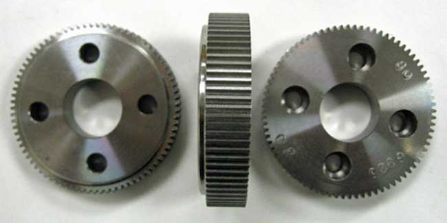 WEBTRON 650 / 750 REMOVABLE BASE ROLL, 32DP, 80T, 14.5 DEGREE, E GEARING, 7/8" ID 2.503"-1