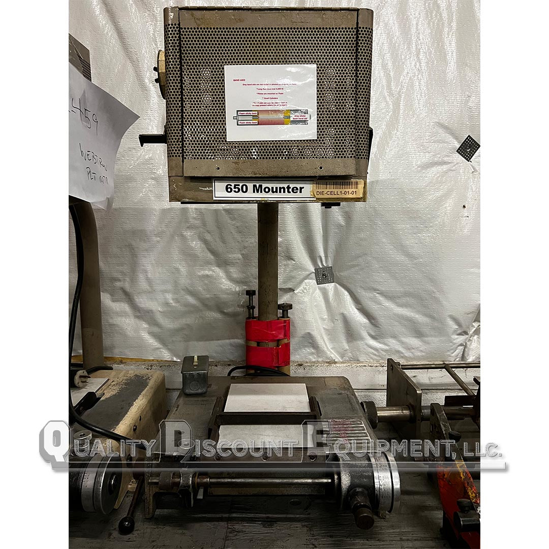 Webtron 650 6.5" Plate Mounter
