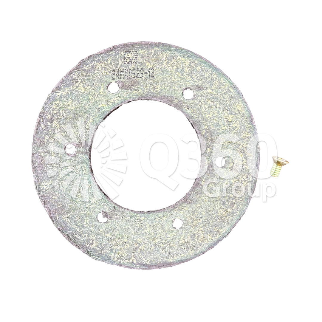 WEB CLUTCH FACE GREEN 4" WEBTRON CLUTCH FACE FW WITH SCREWS (GREEN) 4" DIA.-2