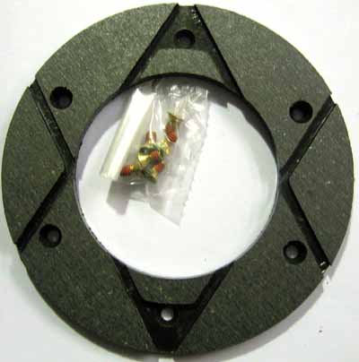 WEBTRON CLUTCH FACE WITH SCREWS (GREEN)