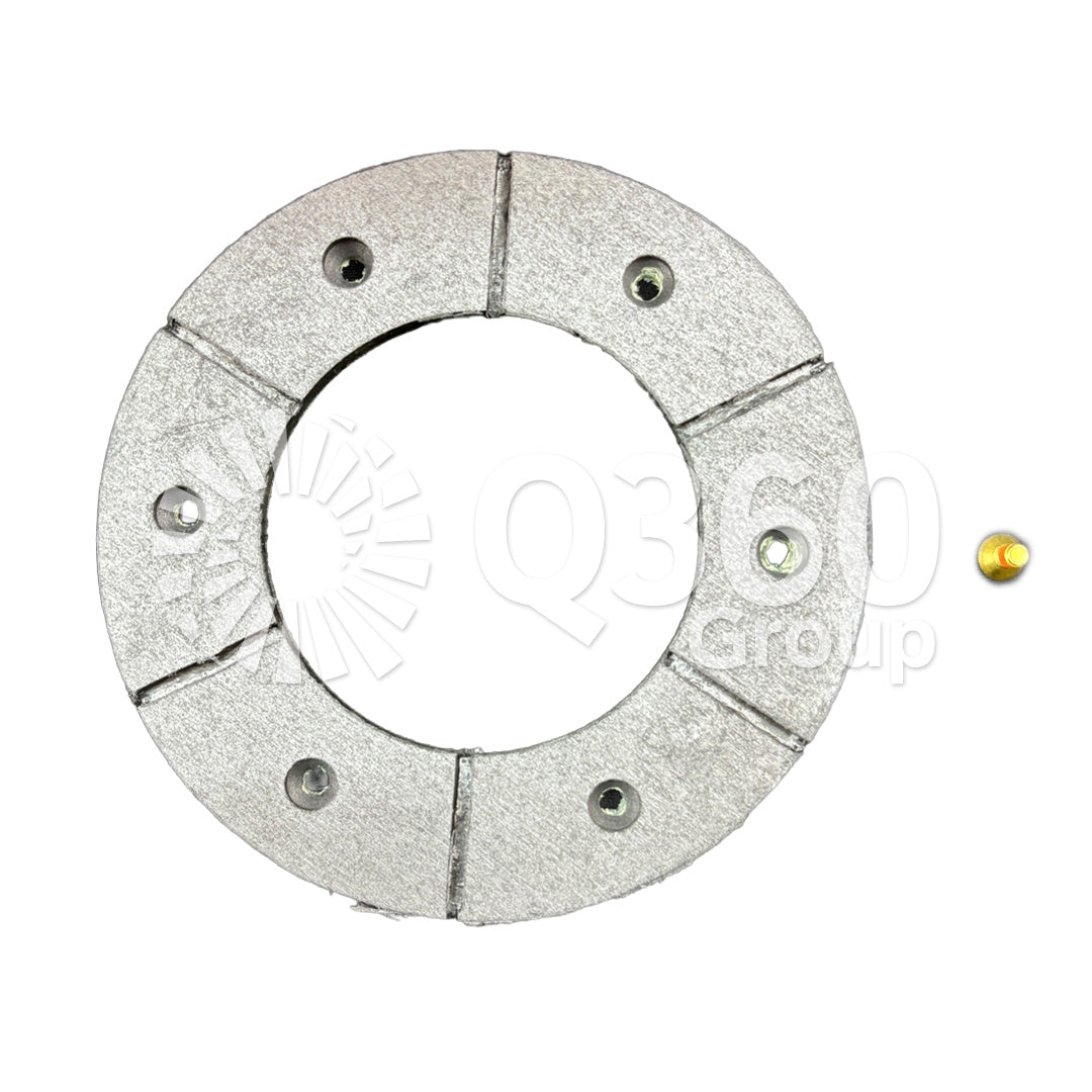 WEBTRON CLUTCH FACE WITH SCREWS (GREEN)