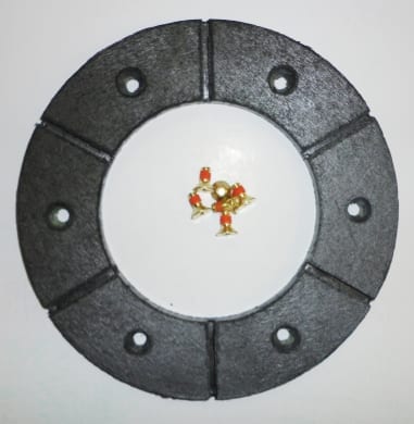WEB CLUTCH FACE L-600 TEFLON COATED 6"