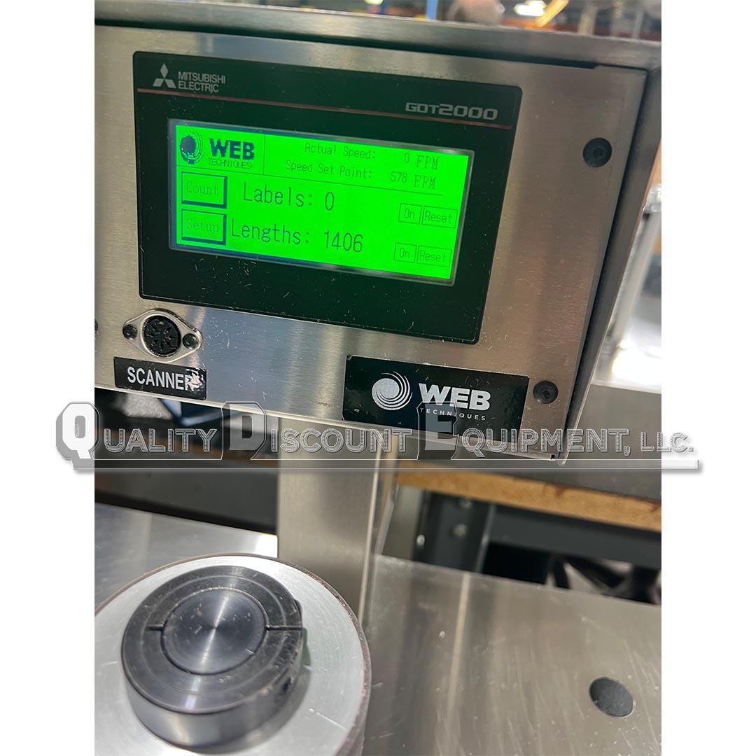 Web Techniques WT-30LC 7" Table Top Rewinder-3