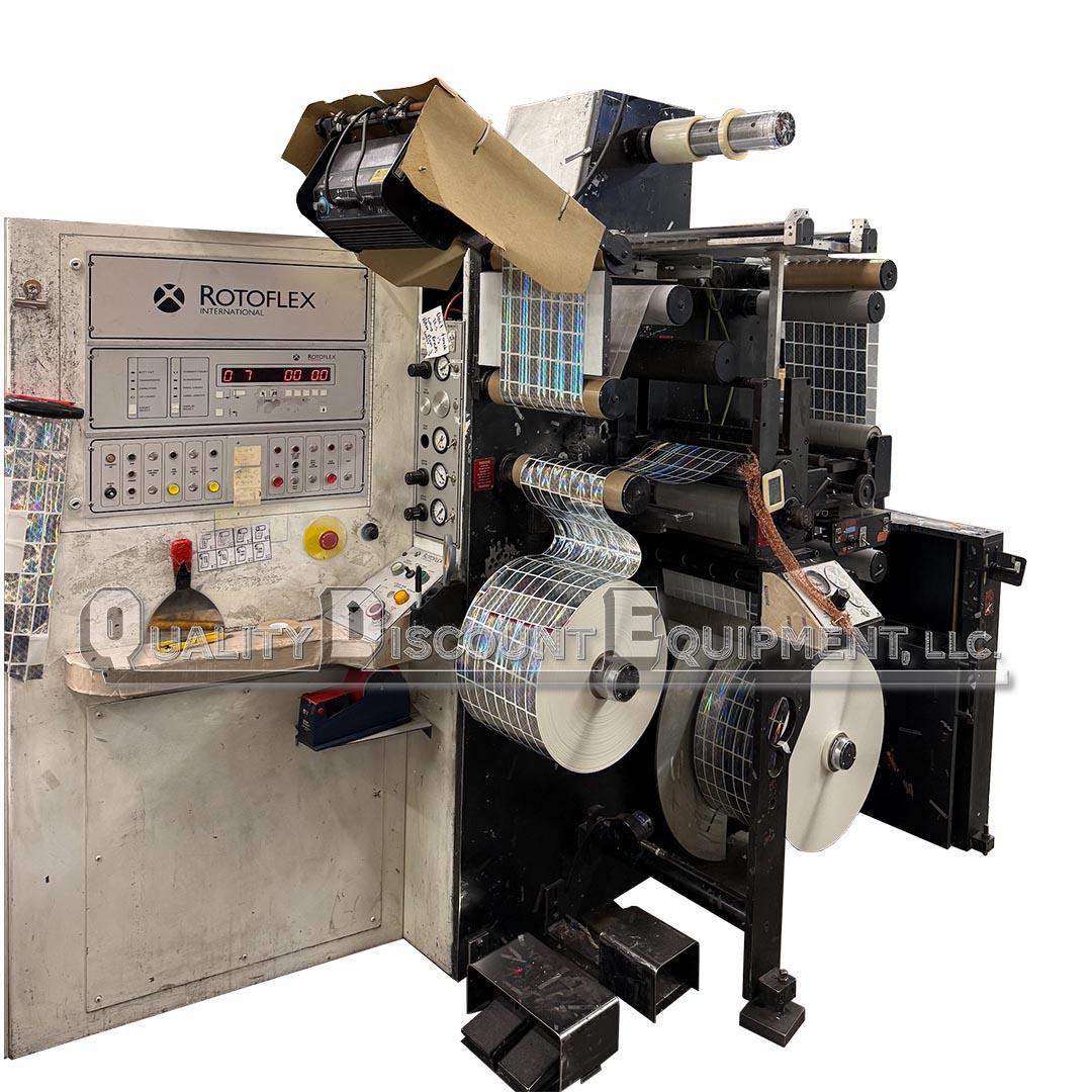 Rotoflex DSI-250 10" Slitter/Rewinder/Die Cutter