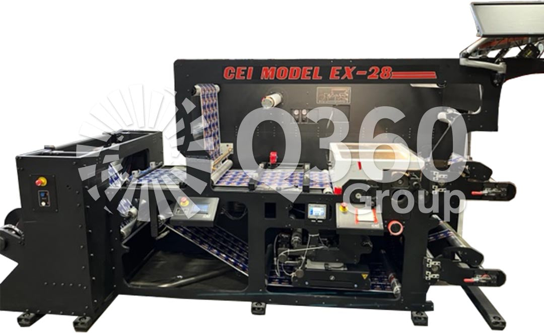 CEI Model EX-28 26" Slitter Rewinder