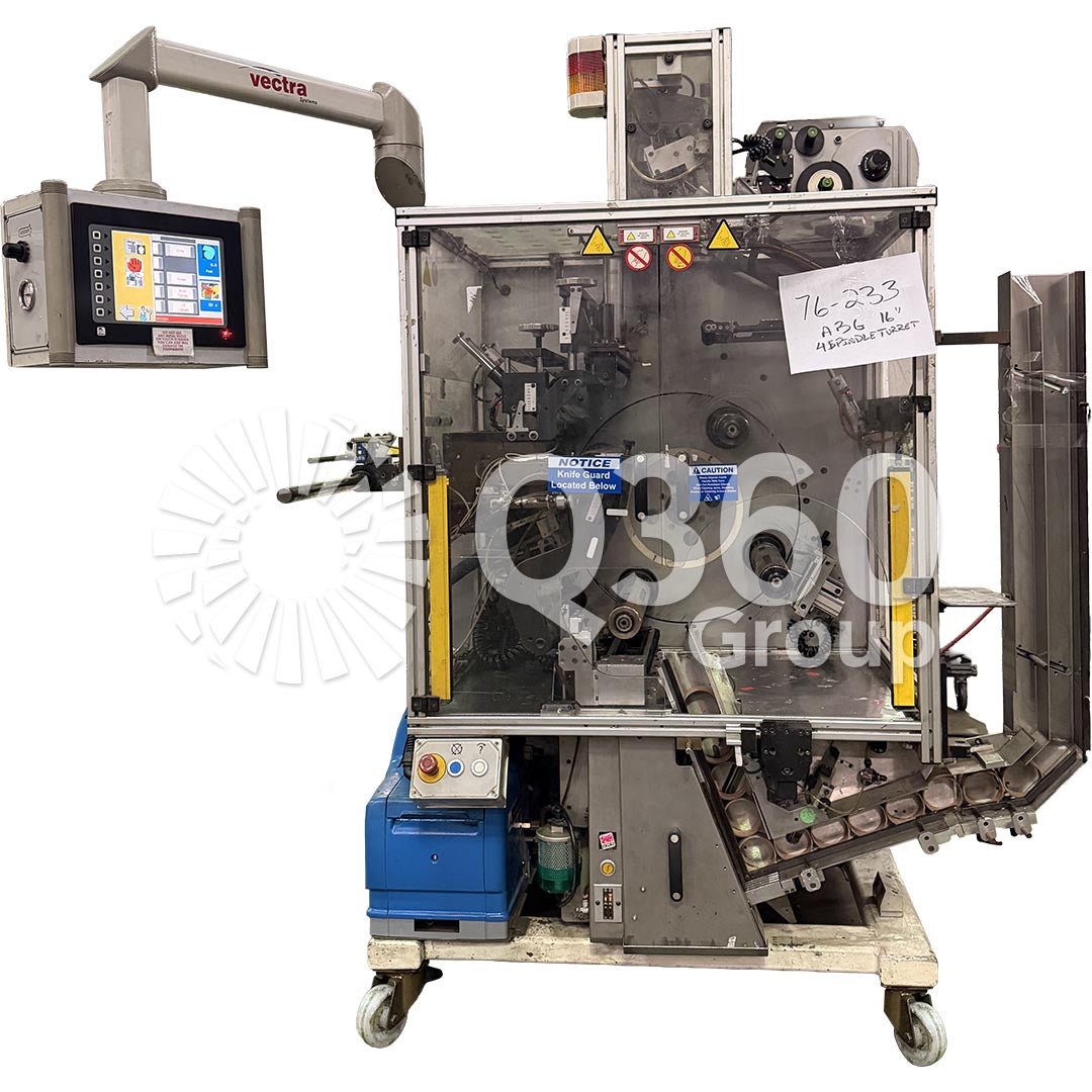 ABG STR 1600 16" 4-Spindle Turret Rewinder