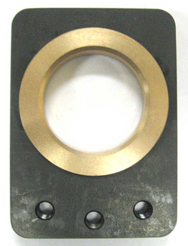 WEBTRON 650 / 750 LOWER BASE ROLL WIPPER BRACKET WITH OILITE BUSHING