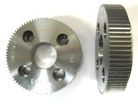 WEBTRON 650 / 750 REMOVABLE BASE ROLL GEAR, .020 OVERSIZED, 32DP, 14.5 DEGREE, E GEARING