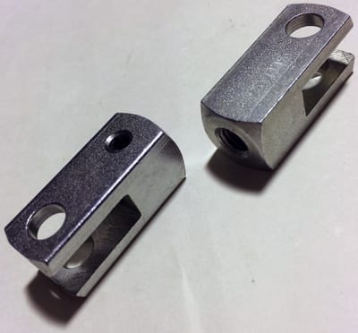 CLEVIS, ROD MODIFIDED FOR MARK ANDY 1/4-28 THREADING