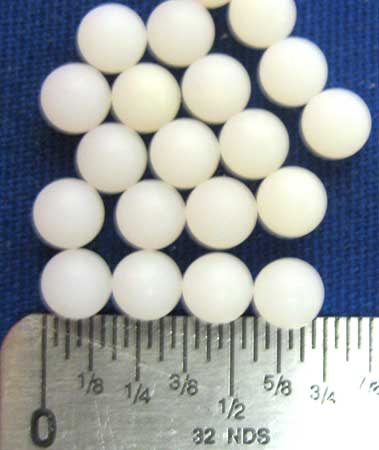 WEBTRON 1/8" DIA. NYLON BALL