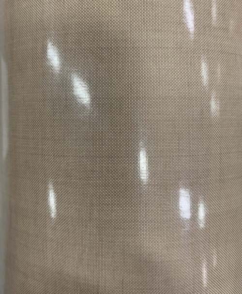 INUSTRIAL GRADE PTFE COATED FIBERGLASS FABRIC - TAN-6 MIL- 39.375" X 39.375"-1