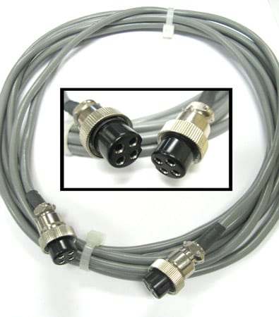 STROBE CABLE 10 FOOT W/ CONCTRS