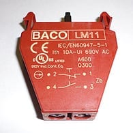 ALLIED GEAR CONTACT BLOCK JOYSTICK, N.O.