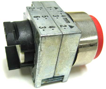 E-STOP BUTTON FOR MARK ANDY USED ON THE MARK ANDY 4120 - 4150 10" PRESSES - COULD BE THE SAME ON OTHER MARK ANDY MODELS-zoom-1