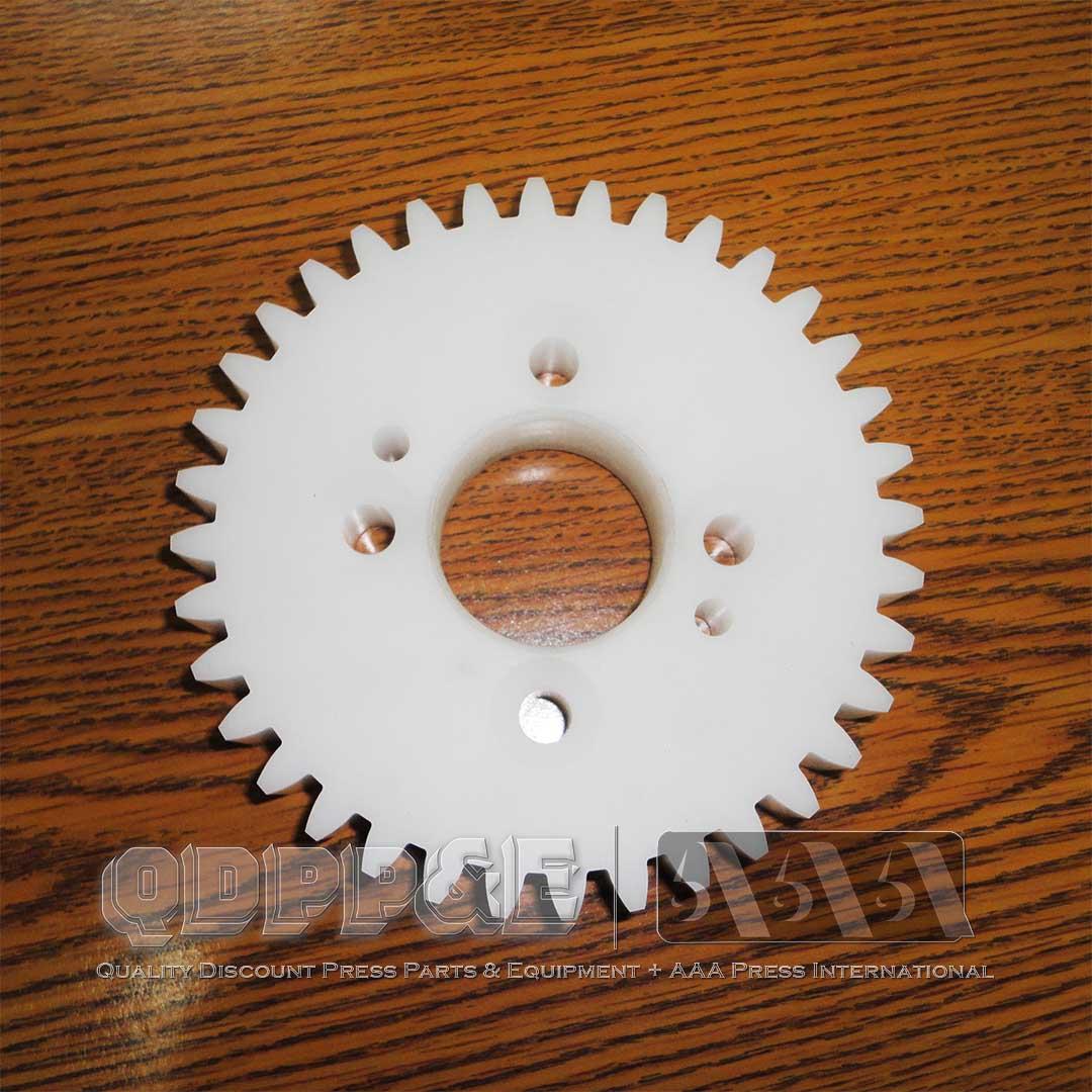 ROTOFLEX 16" NYLON GEAR 36 TOOTH WITH 4 HOLE BOLT PATTERN-zoom-1