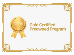 Q360's Gold Certified Preowned Program medallion