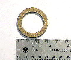 BRASS WASHER 1 1/4" ID X 1 3/4"